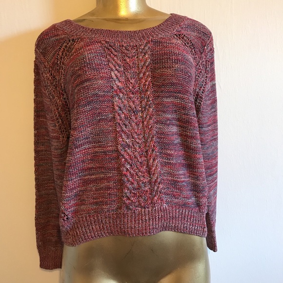 Sweaters - 🌹 COOL CROPPED SWEATER WITH ZIPPER BACK 🌹